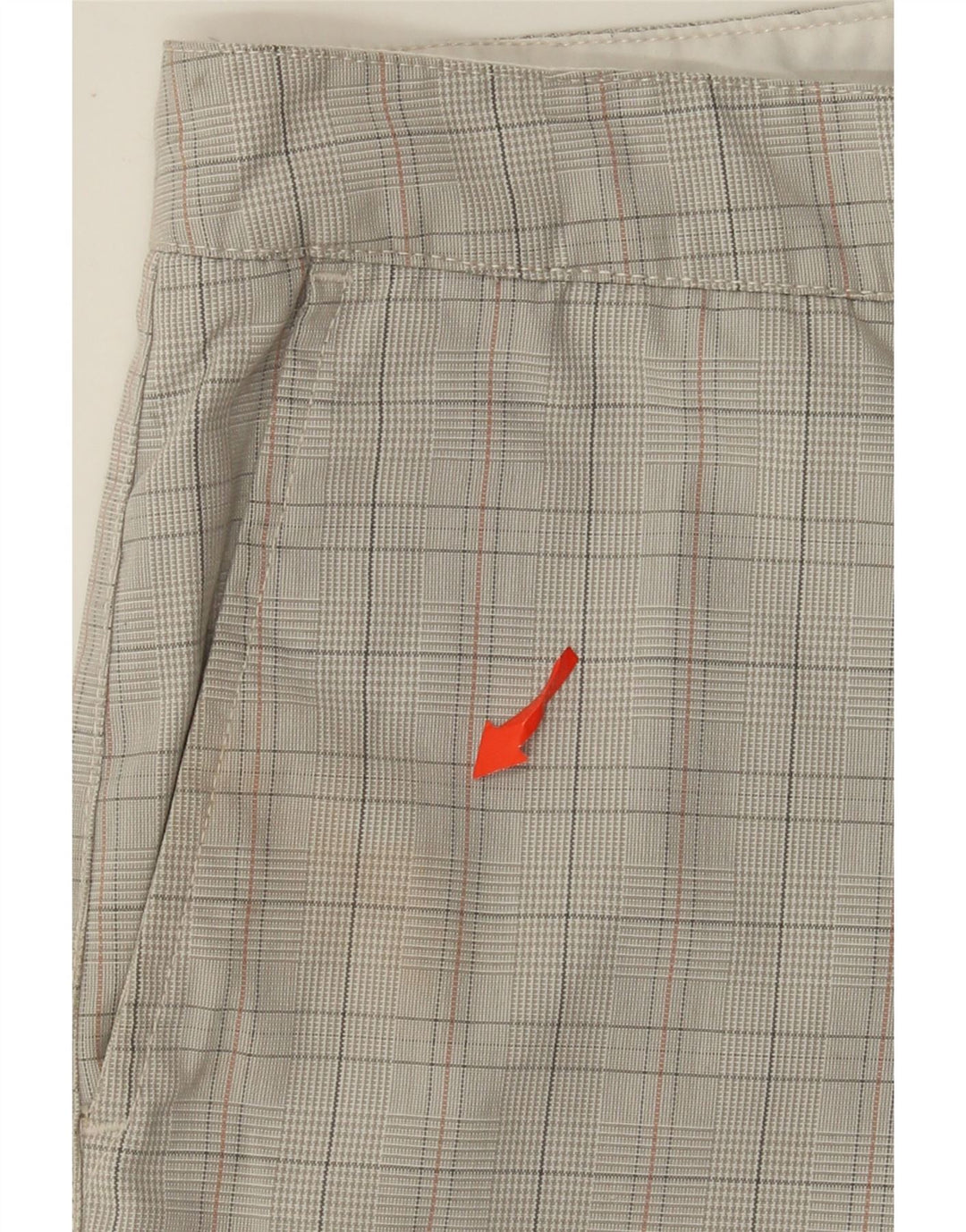 Muške kratke hlače Hurley Chino W32 Srednje bež karirani poliester