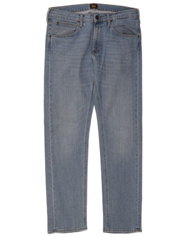 Lee Mens Daren Zip Fly Slim Jeans W32 L32 Plavi pamuk