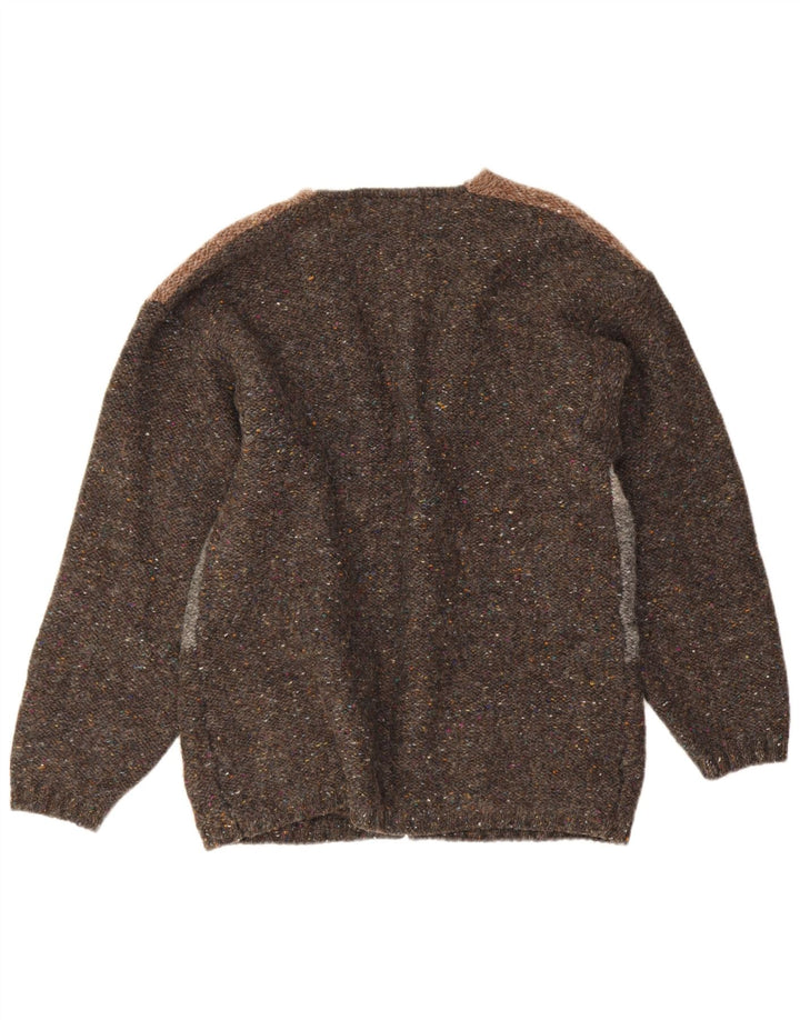 Blarney Castle muški kardigan džemper srednje sive boje Nova vuna