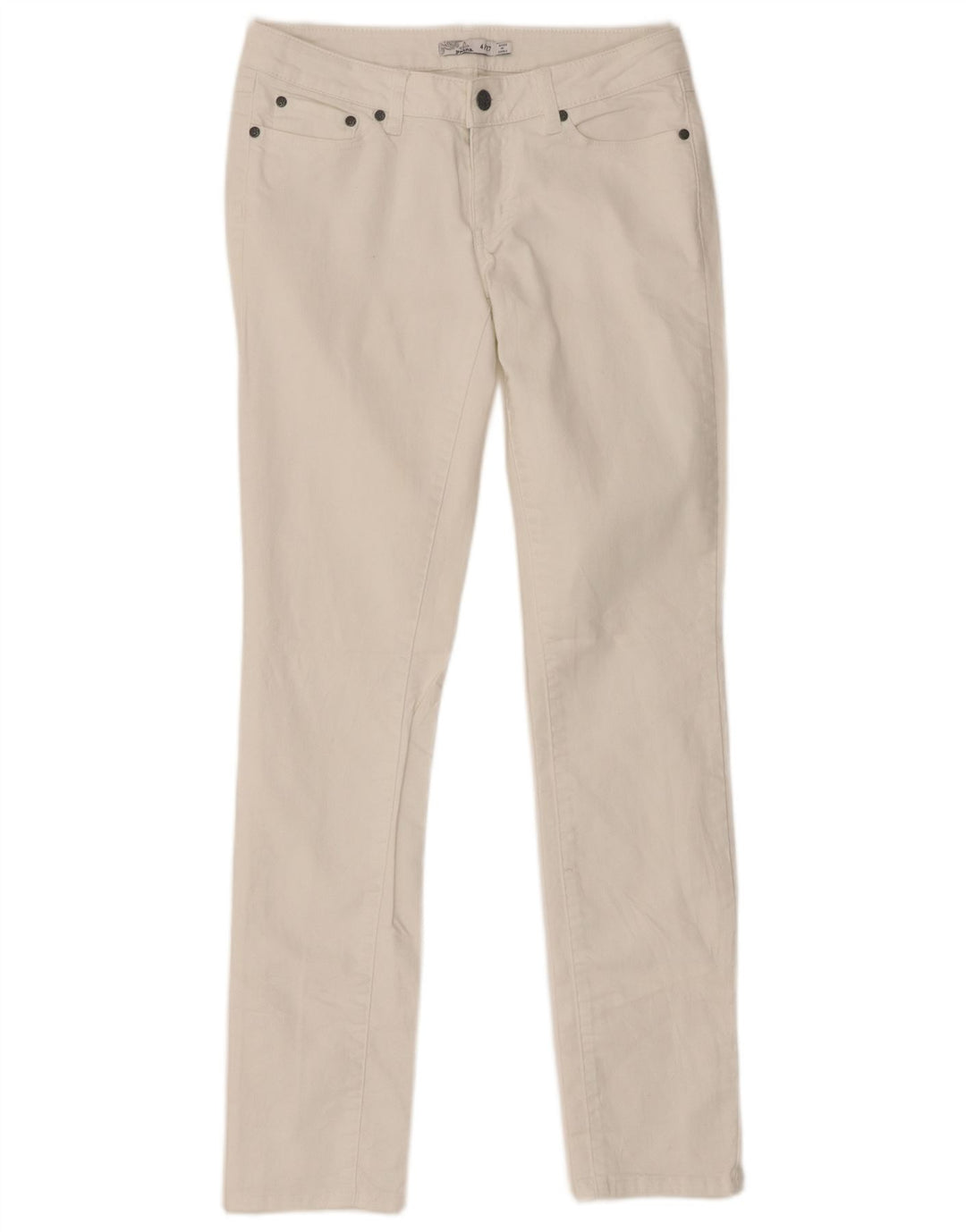 PRANA ženske uske traperice US 4 male W27 L31 bijeli pamuk