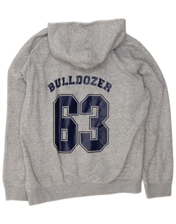 CHAMPION Muška majica s kapuljačom XL, sivi flekasti pamuk