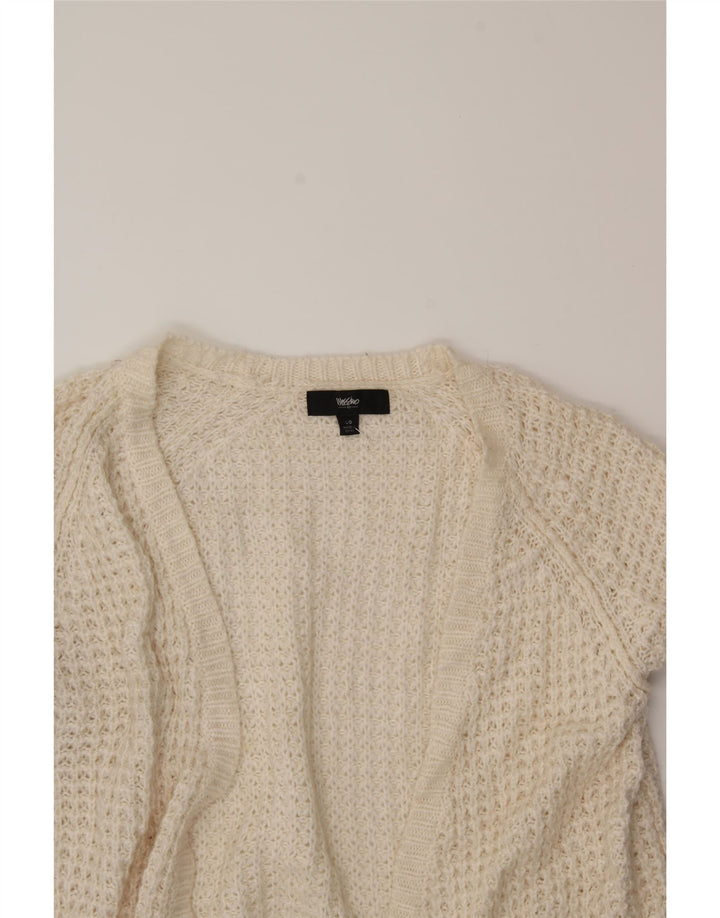 MOSSIMO Womens Open Cardigan Sweater UK 16 Large Beige Acrylic Vintage Mossimo and Second-Hand Mossimo from Messina Hembry 