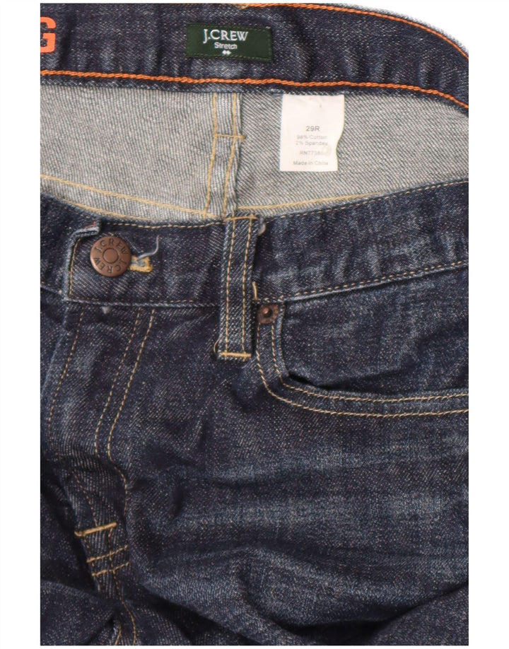 J. Crew Ženske Hipslung Bootcut traperice W29 L33 tamnoplavi pamuk