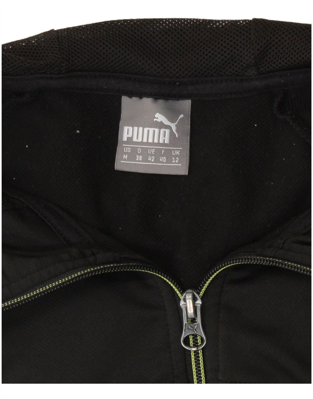 Puma ženska gornja jakna trenirke s kapuljačom UK 12 srednji crni poliester
