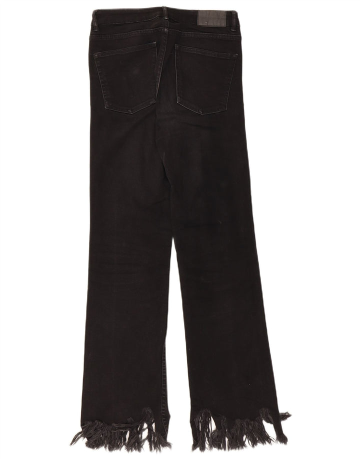 ZARA ženske ravne traperice EU 36 XS W26 L27 crne