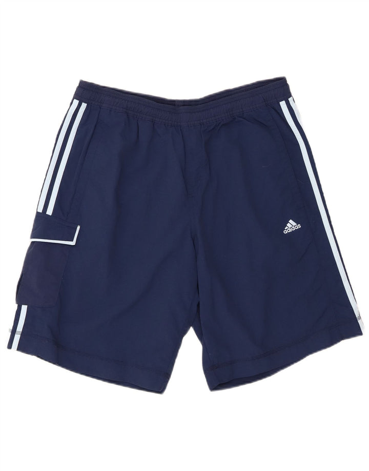 Adidas muške kargo sportske kratke hlače velike tamnoplave najlonske boje