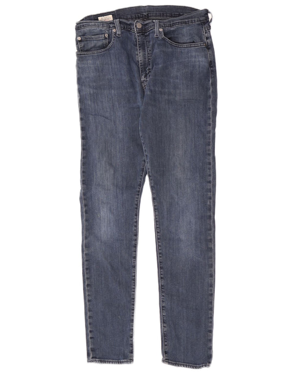 Levi's muške 512 uske traperice W34 L34 plavi pamuk