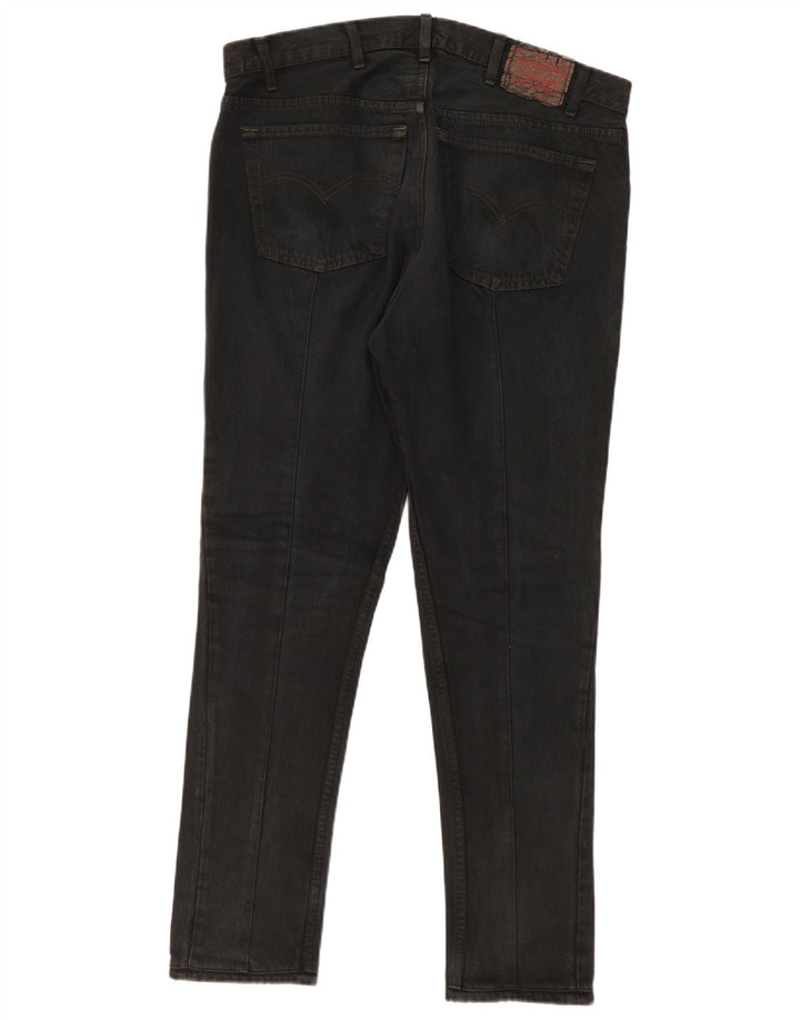 Levi's ženske uske traperice s oštećenjem W38 L30 crne