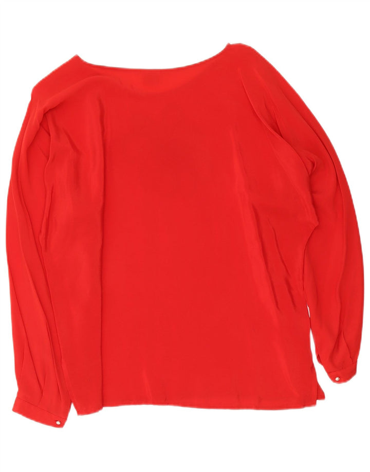 Ines Top ženska bluza IT 46 Large Red Floral Acetate