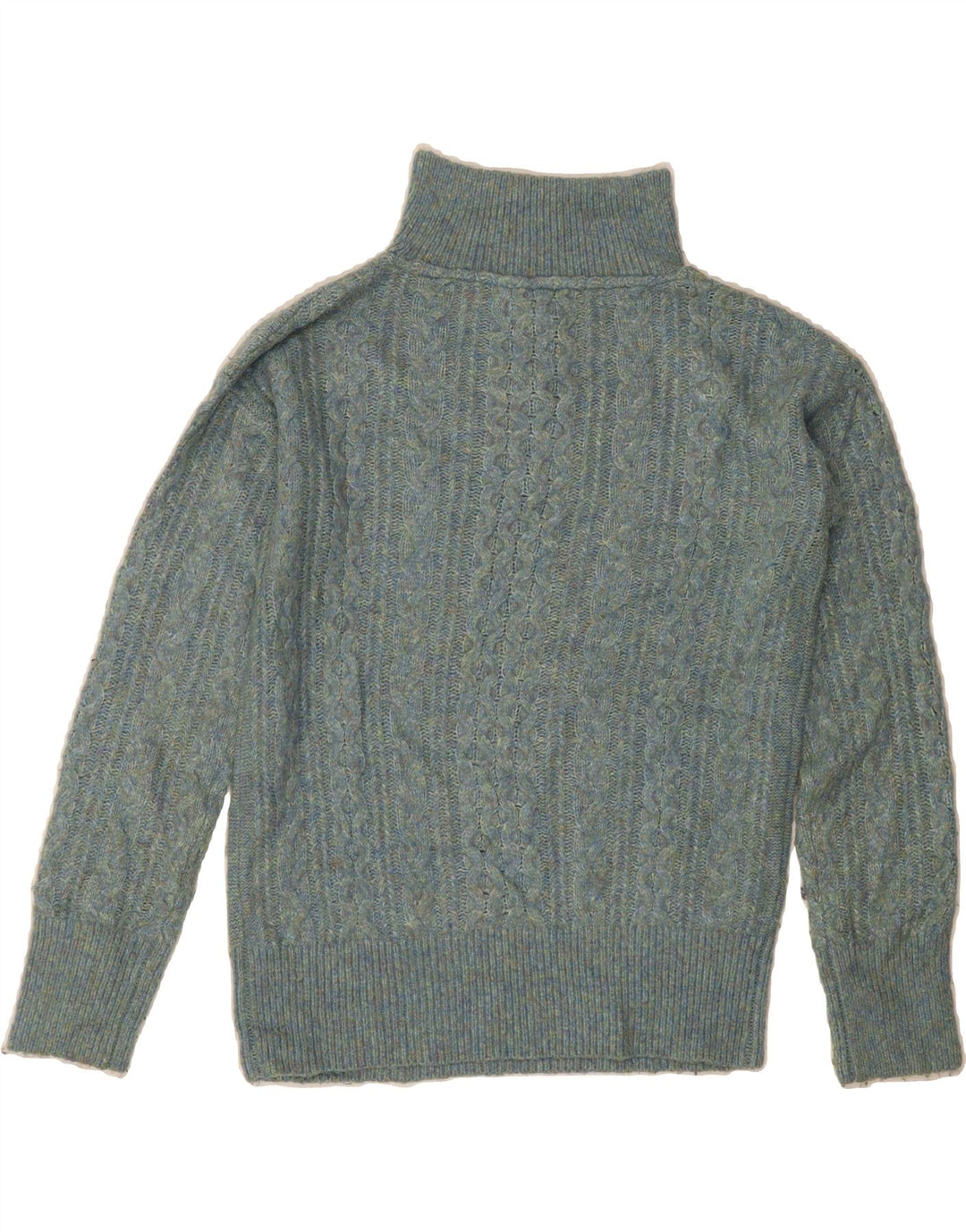 FAT FACE Womens Oversized Zip Neck Jumper Sweater UK 8 Small Blue Nylon Vintage Fat Face and Second-Hand Fat Face from Messina Hembry 