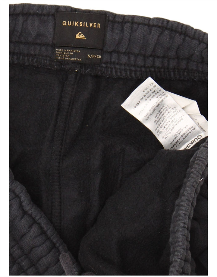 QUIKSILVER Mens Tracksuit Trousers Small  Black Cotton