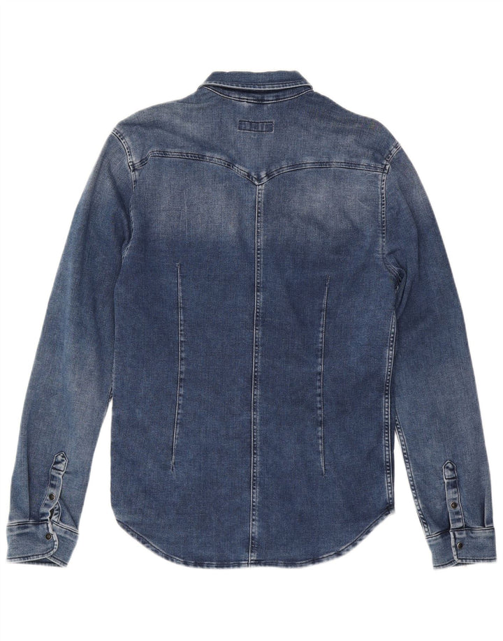 PEPE JEANS Mens Denim Shirt XL Blue Classic