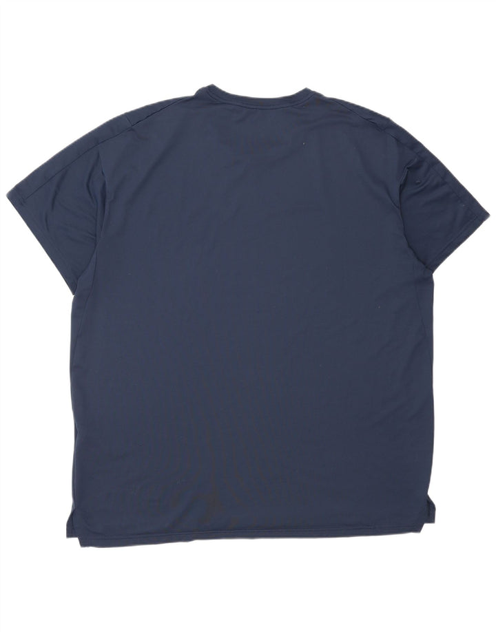 Nike Dri Fit standardna majica kratkih rukava XL tamnoplavi poliester