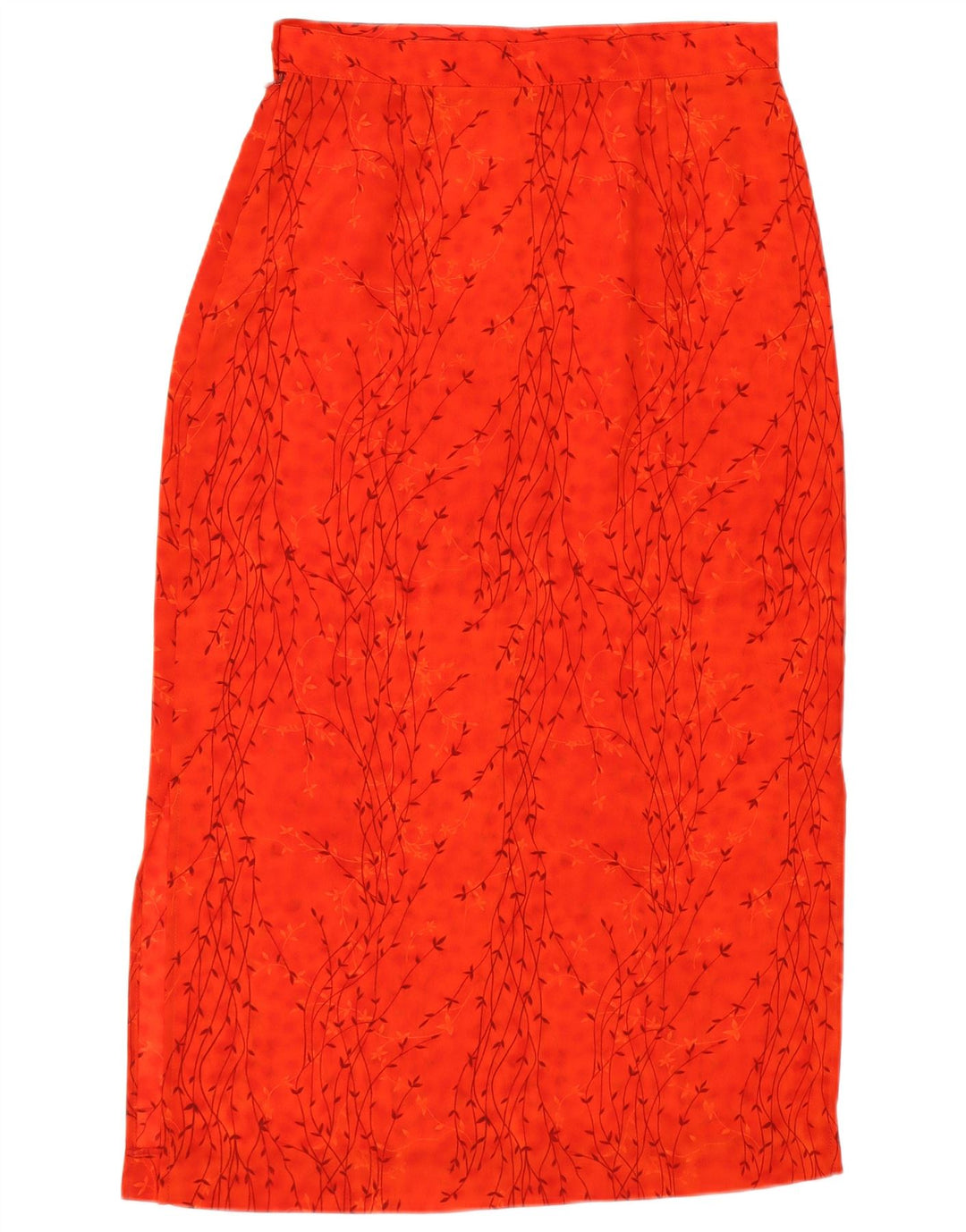 VINTAGE Womens Abstract Pattern Straight Skirt W30 Medium  Red