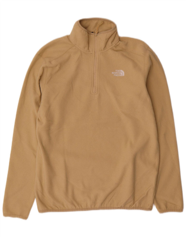 The North Face muški džemper od flisa s patentnim izrezom Srednji bež poliester