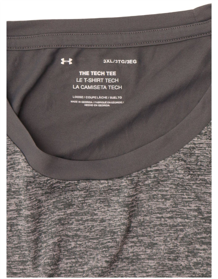 Under Armour muška majica kratkih rukava 3XL siva s pjegama