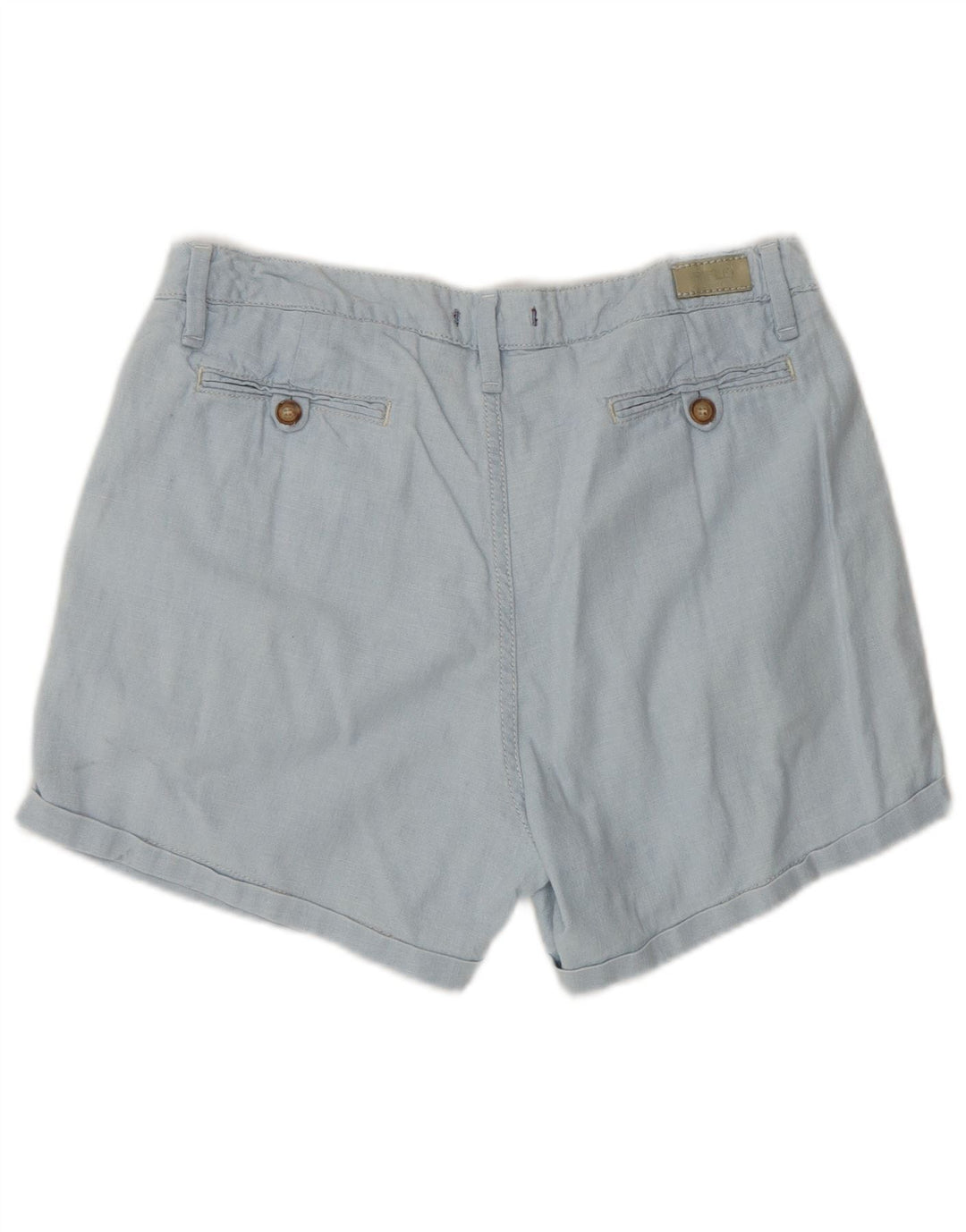 RIFLE Ženske kratke chino hlače s štipaljkama W29 srednje plave