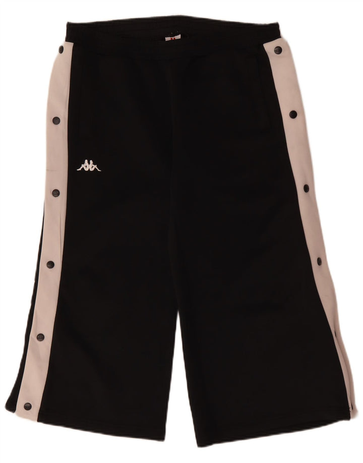 KAPPA ženske kapri trenirke hlače UK 16 velike crne boje