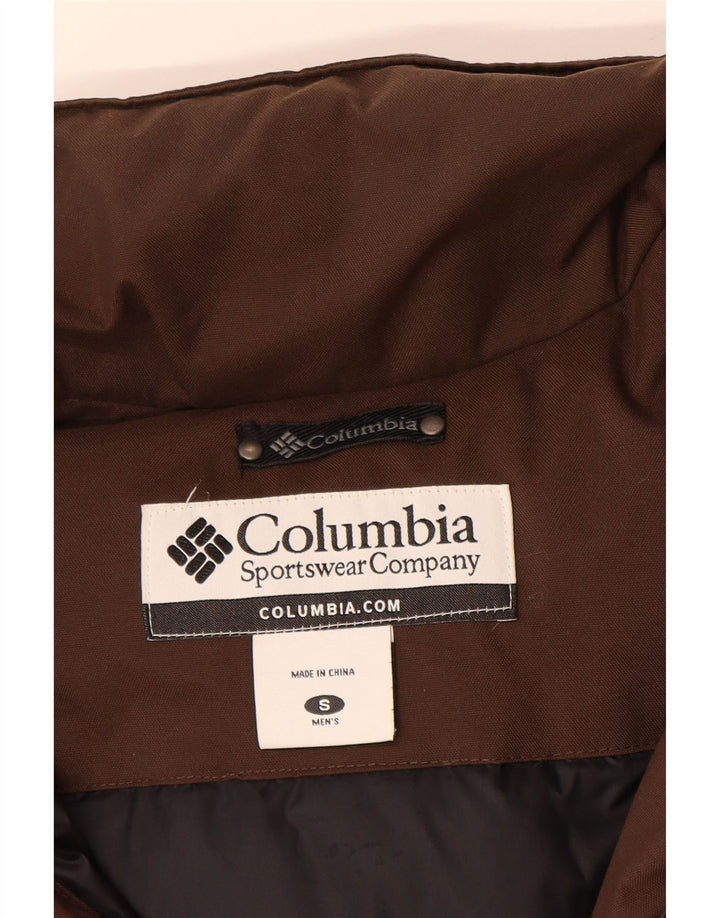 Columbia muška podstavljena jakna UK 36 Mala smeđa najlonska