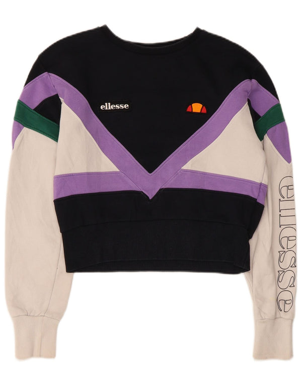 Ellesse Ženski kratki džemper UK 8 Mali raznobojni blok u boji