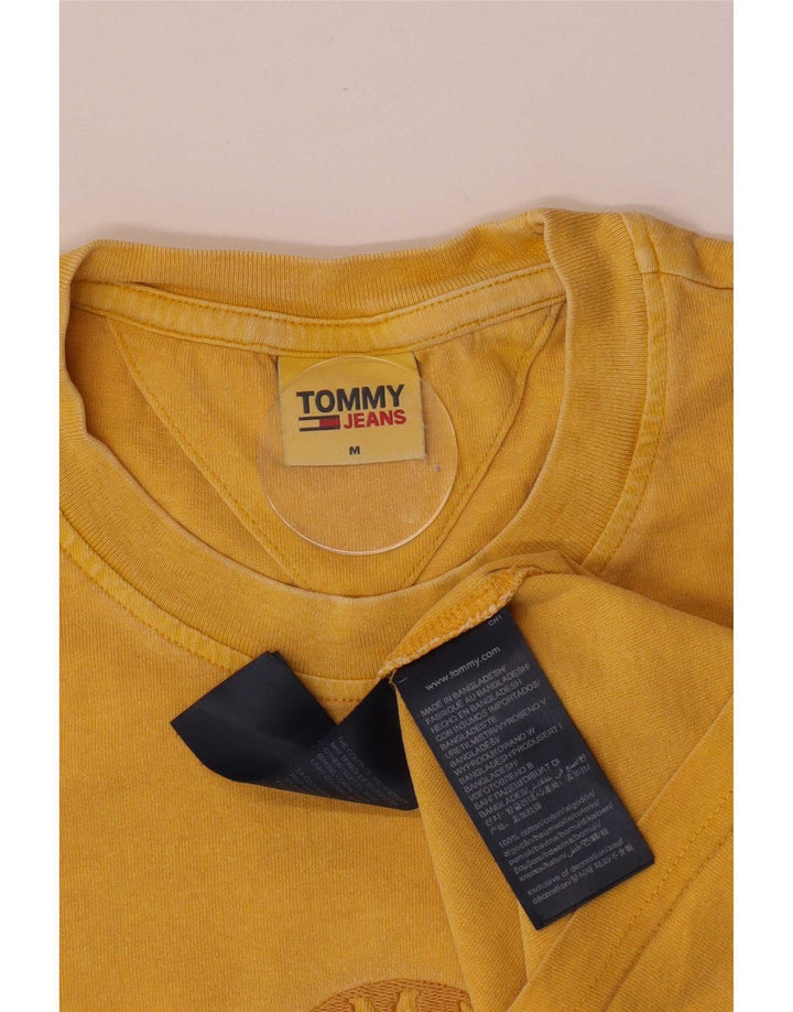 Tommy Hilfiger muška majica kratkih rukava srednje žuti pamuk