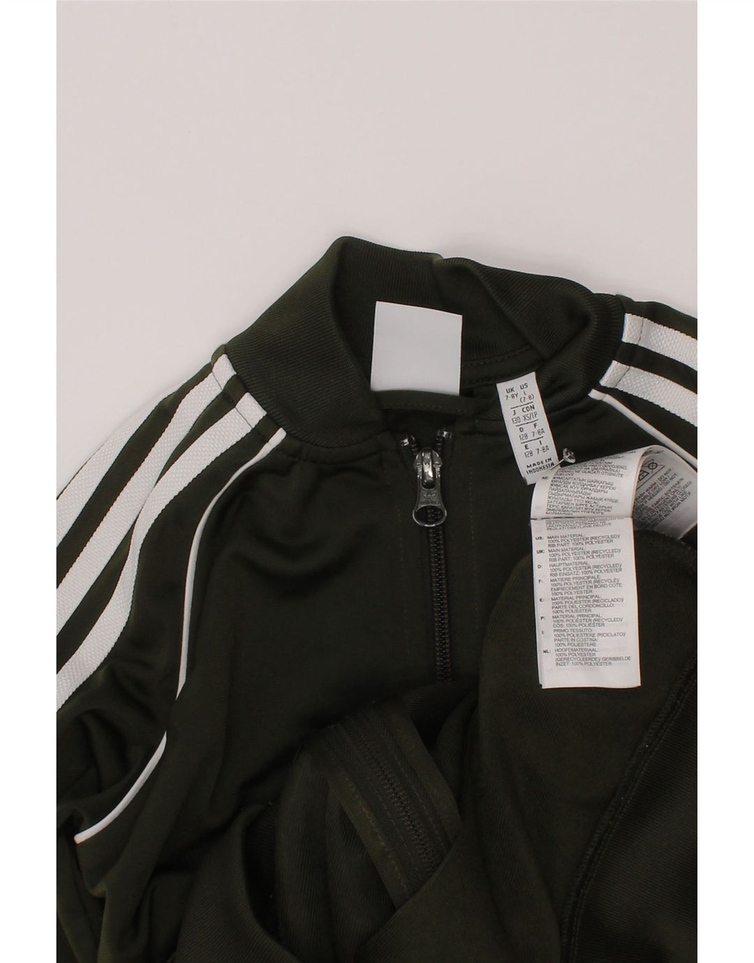 Adidas trenirka za dječake, jakna od 7-8 godina, zeleni poliester