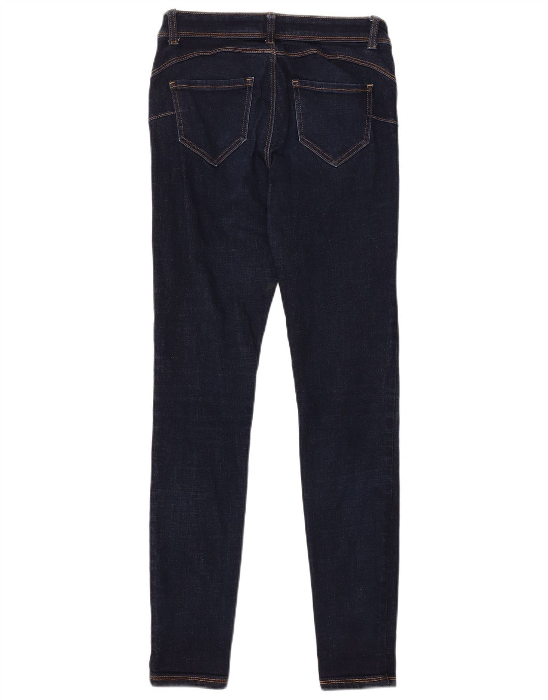 BENETTON Ženske uske traperice W28 L30 tamnoplavi poliester