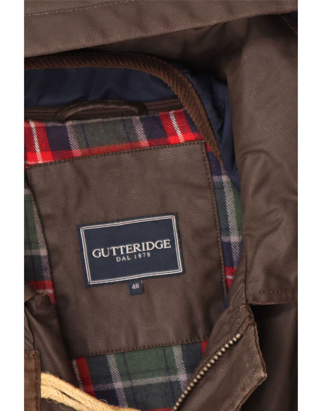 Gutteridge Mens Hooded Duffle Coat IT 48 Medium Brown