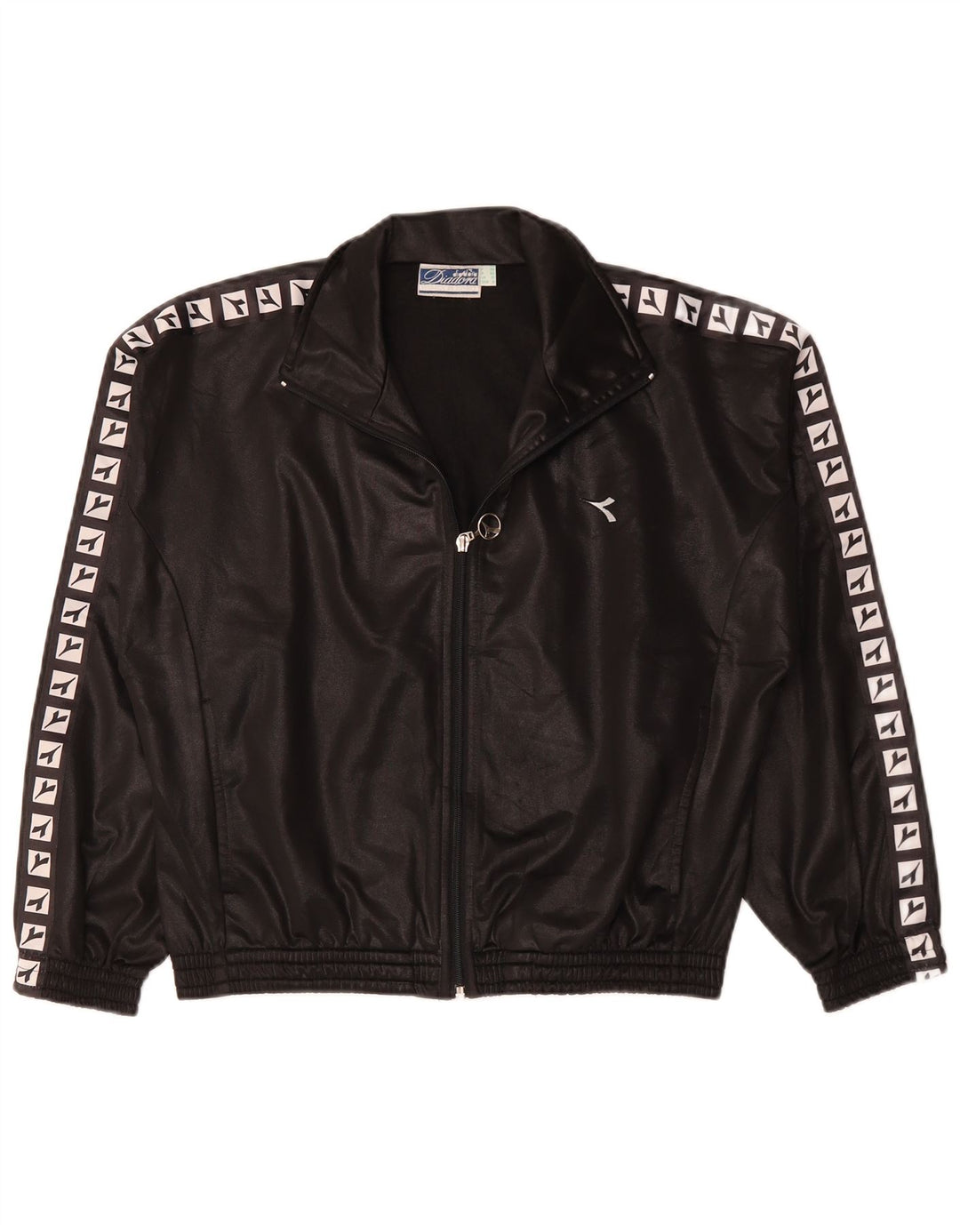 DIADORA Ženska prevelika trenirka s grafičkim motivima UK 10 Mala crna