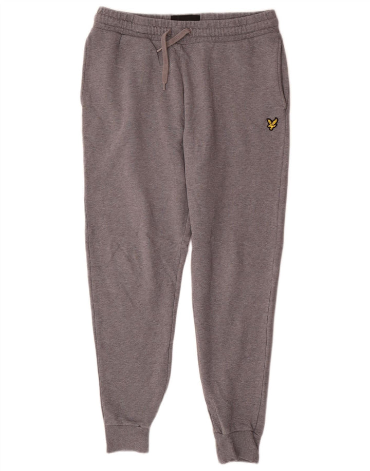 Lyle & Scott Muška trenirka Hlače Joggers Srednje sivi flekasti pamuk