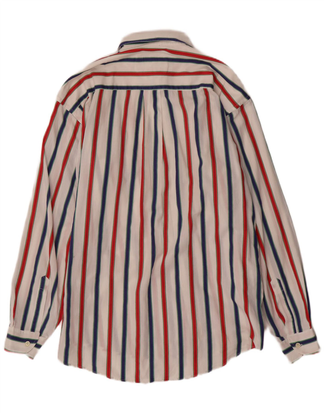 VINTAGE muška košulja, veličina 16 1/2 42, pamuk na velike raznobojne pruge