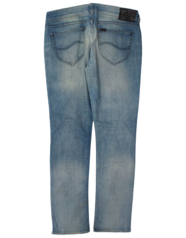 Lee Mens Slim Jeans W31 L33 Plavi pamuk