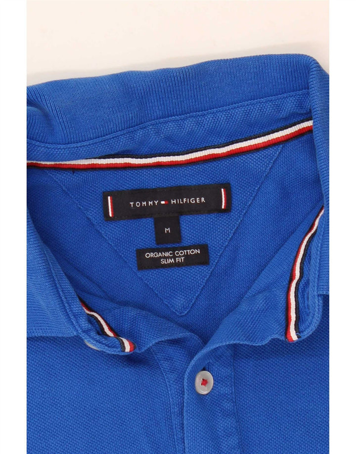Tommy Hilfiger muška uska polo majica srednje plave pruge