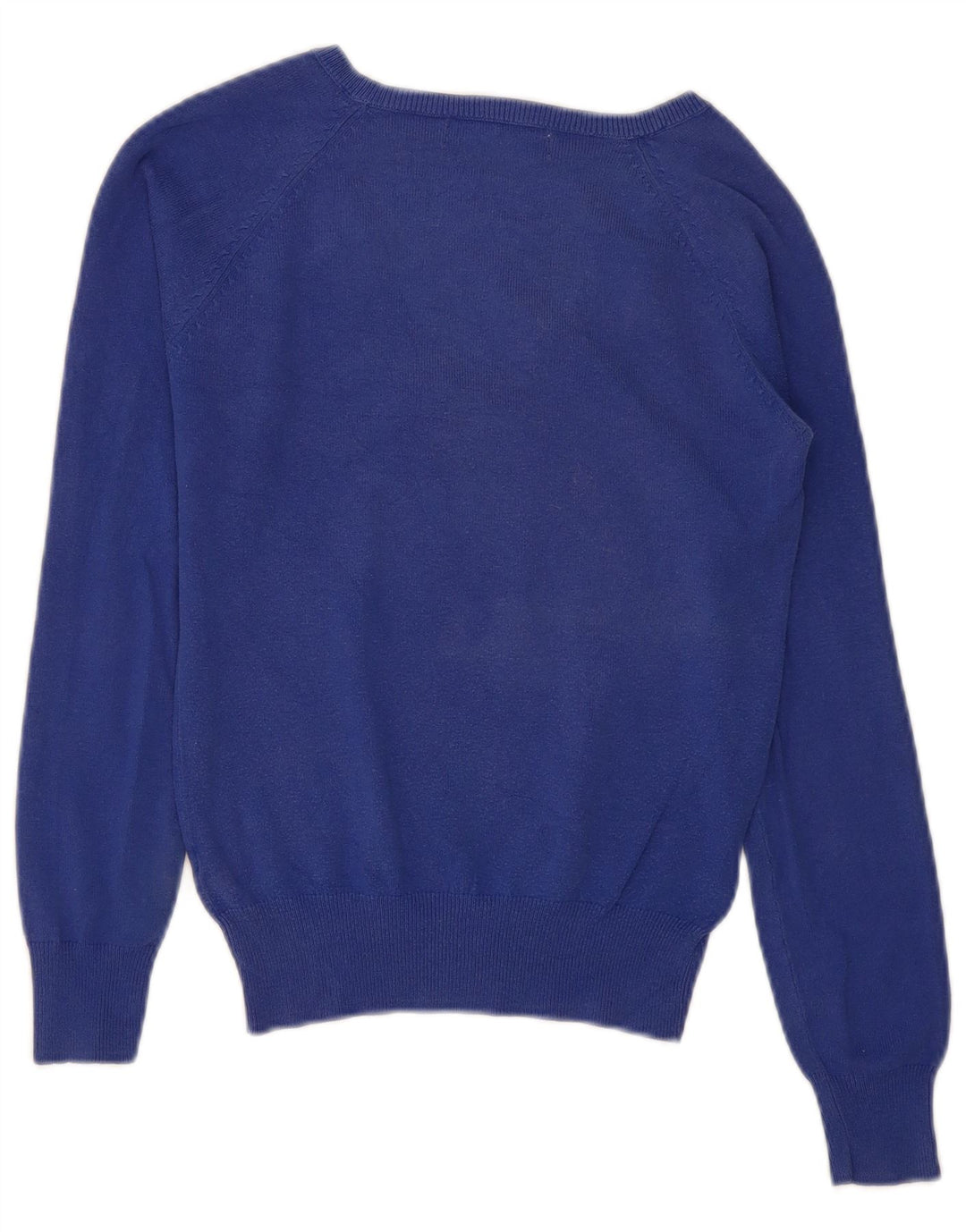 Zara ženski džemper s V-izrezom UK 10 Small Blue