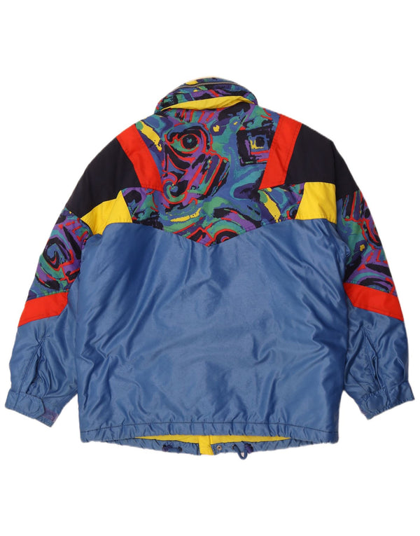 Fila muška široka skijaška jakna s kapuljačom UK 36 Small Blue Colourblock