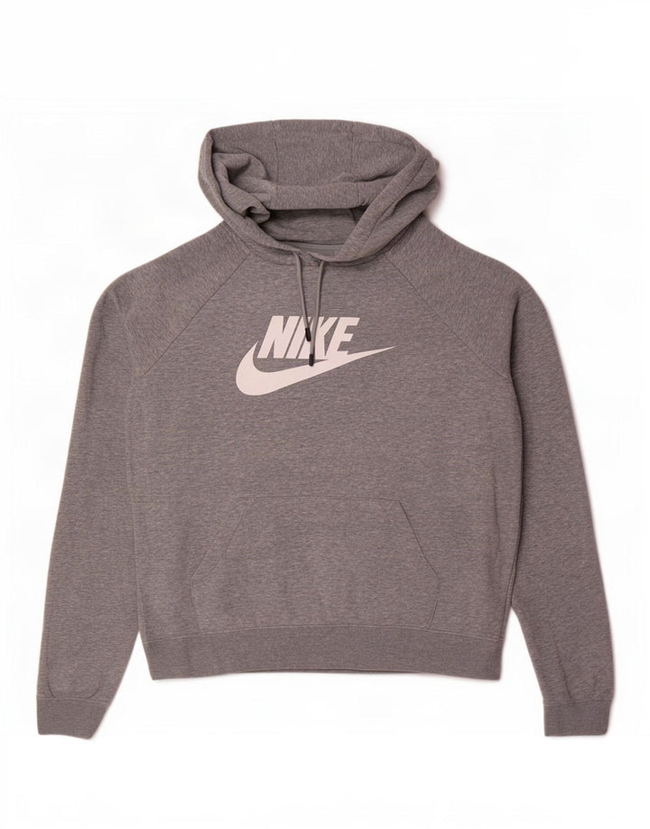 Ženska majica s kapuljačom Nike Graphic UK 14 srednje siva