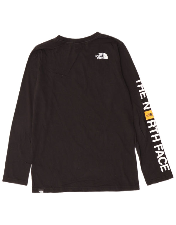 The North Face Boys Graphic Majica dugih rukava 14-15 godina XL crni pamuk