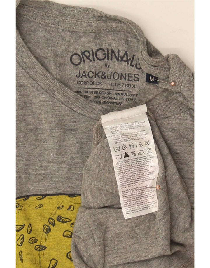 Jack & Jones muška majica kratkih rukava srednje sivi pamuk