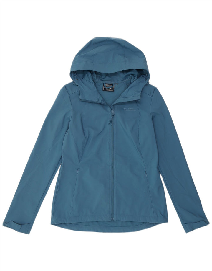 MOUNTAIN WAREHOUSE Ženska kišna jakna s kapuljačom UK 6 XS plavi poliester