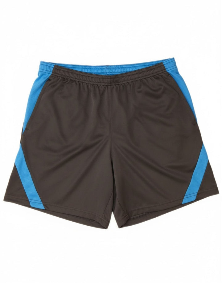 Nike muške Dri Fit sportske kratke hlače velike crne boje od poliestera