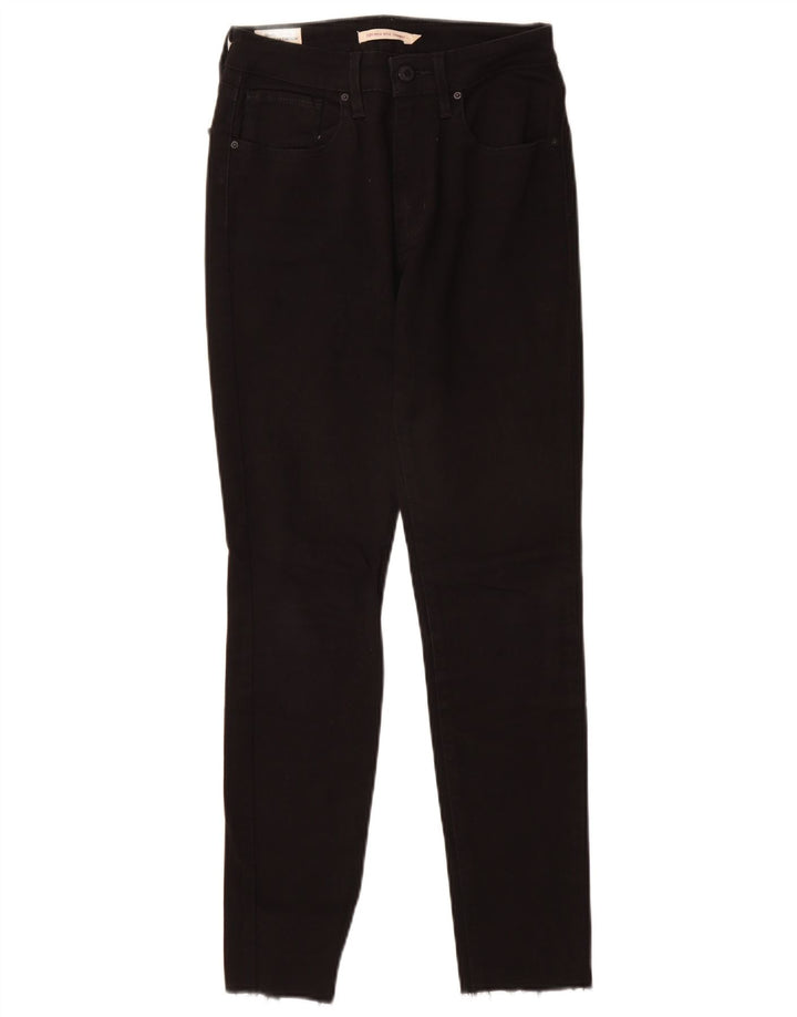 LEVI'S ženske uske traperice visokog struka 721 W27 L28 crni pamuk