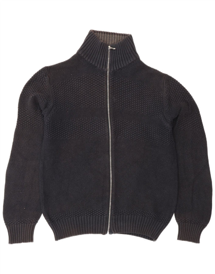 Jack & Jones muški kardigan pulover Veliki crni pamuk