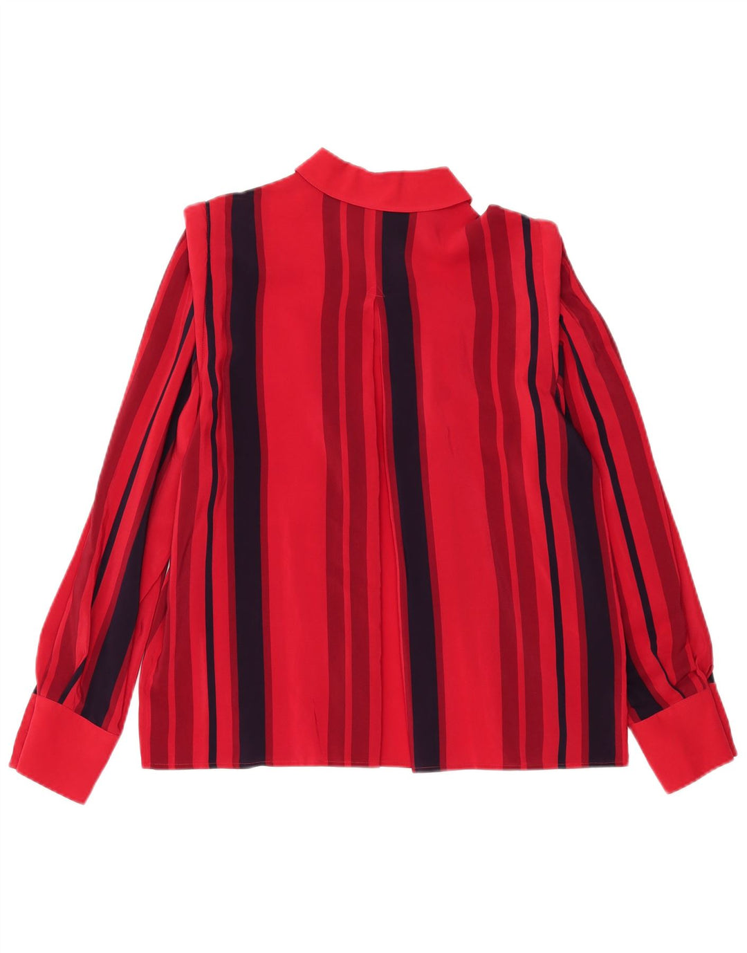 Vintage ženska košulja bluza UK 14 velike crvene pruge