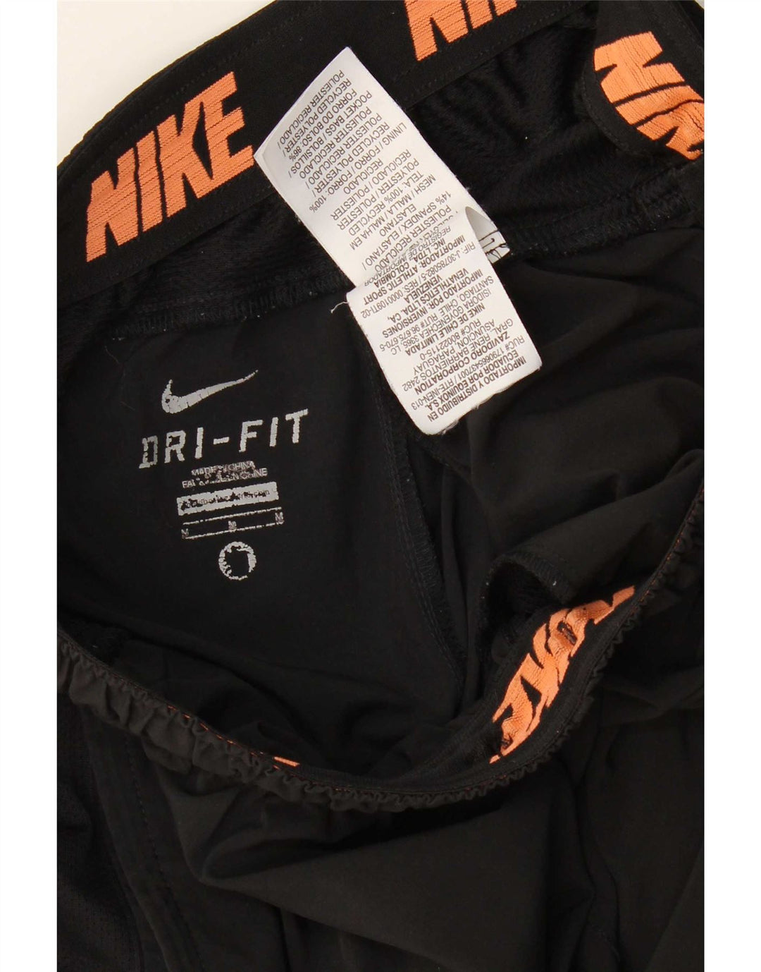Nike Dri Fit sportske kratke hlače srednje crne boje od poliestera