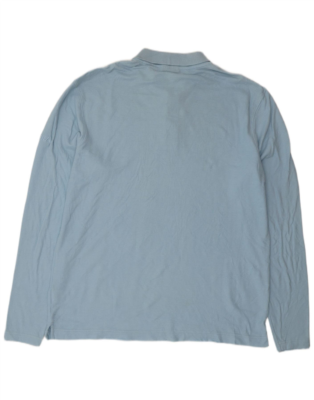 FILA muška polo majica dugih rukava XL plavi pamuk