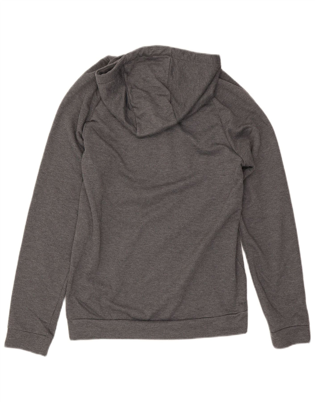 Nike Dri Fit Graphic majica s kapuljačom Mali sivi poliester