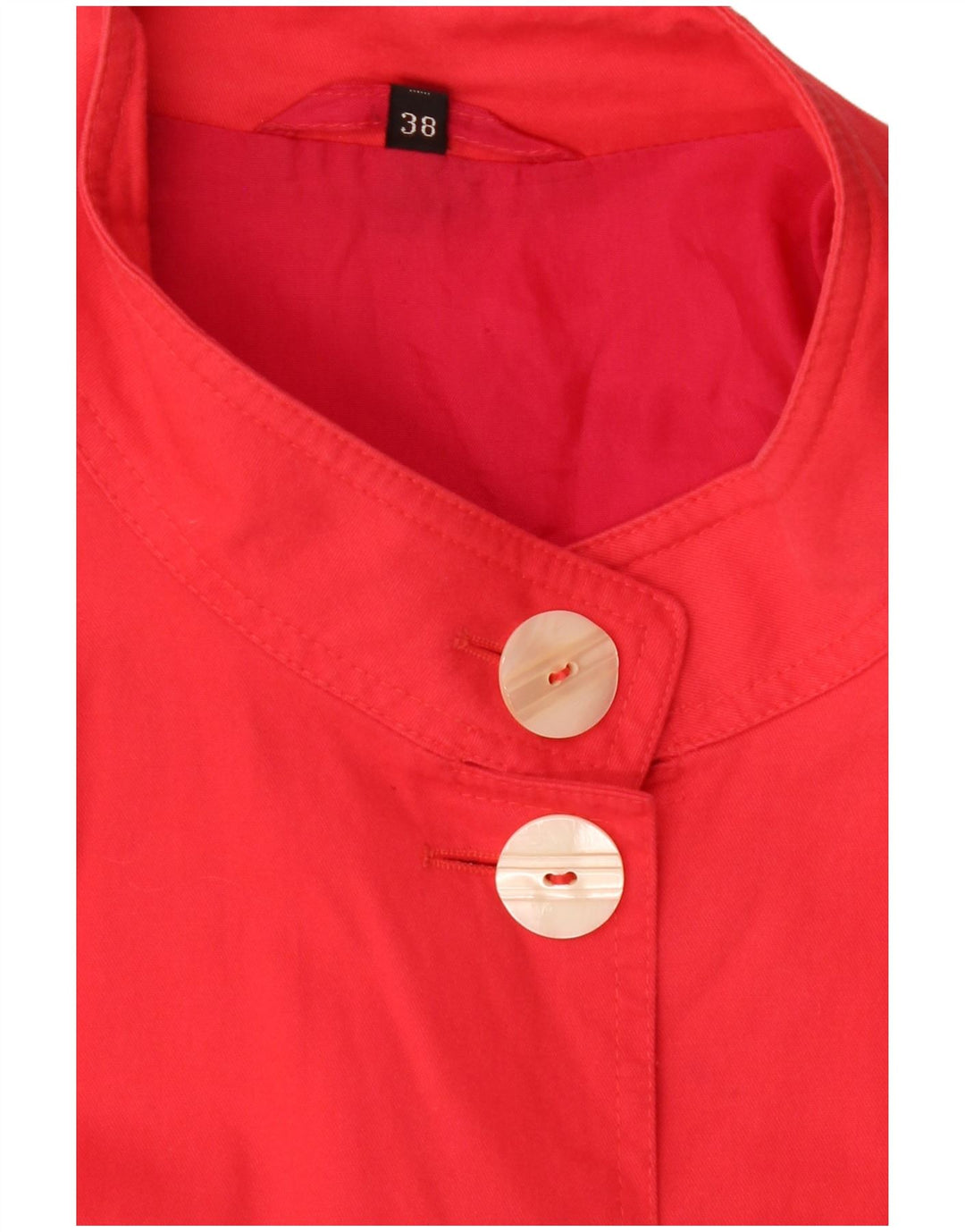 Vintage ženska prevelika bomber jakna EU 38 srednje crvena