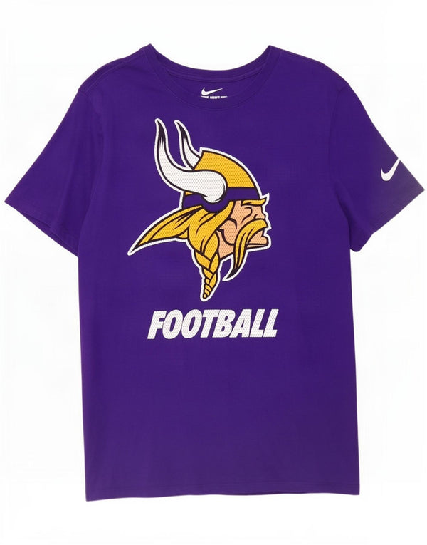 Nike Muška Minnesota Vikings grafička majica kratkih rukava srednje ljubičasta pamuk