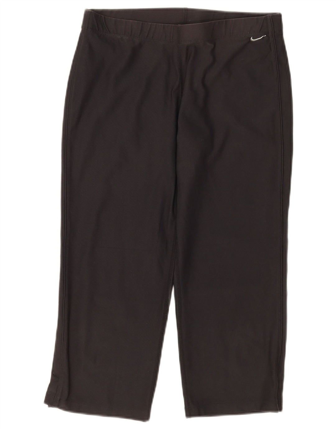 NIKE Ženske Dri Fit Capri Trenirke Hlače UK 10/12 srednje crne