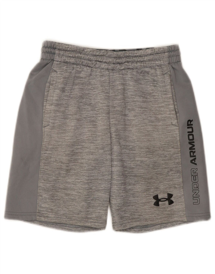 Under Armour Boys Graphic Sport Shorts 9-10 Years srednje sive fleke
